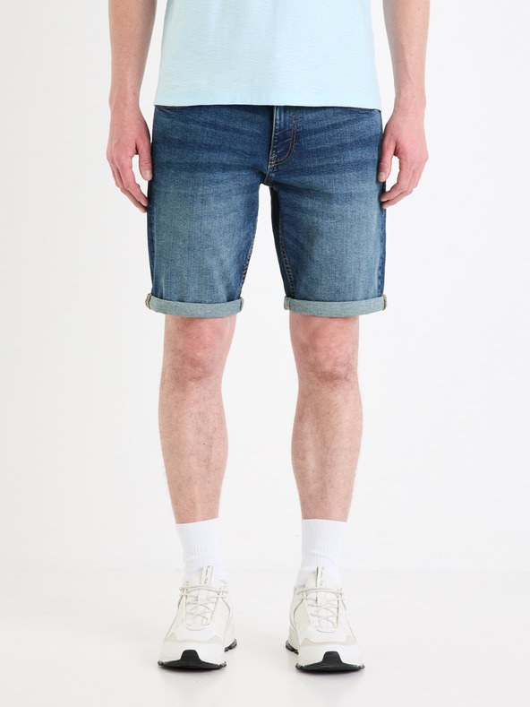 Celio Blaue Herren Denim-Shorts Celio Bofirstbm
