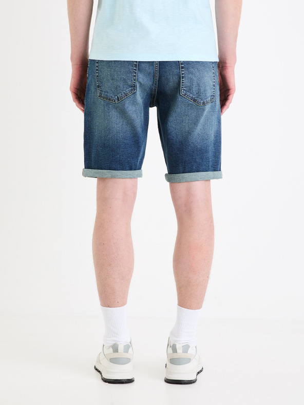 Celio Blaue Herren Denim-Shorts Celio Bofirstbm