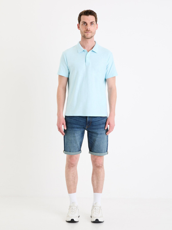 Celio Blaue Herren Denim-Shorts Celio Bofirstbm
