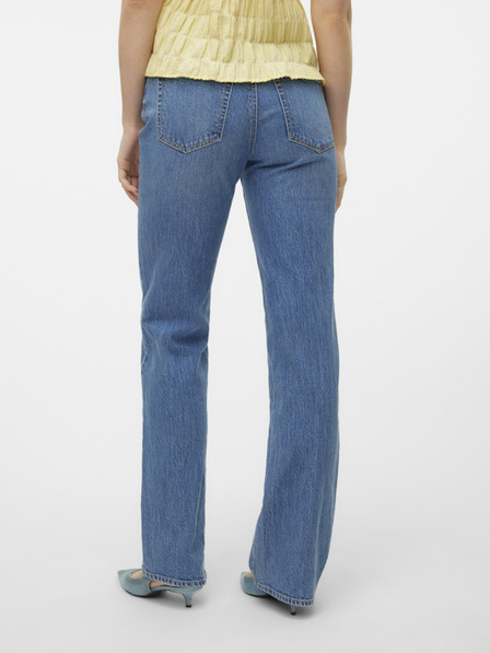 Vero Moda Blaue Straight-Jeans für Damen Vero Moda Tessa
