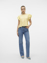 Vero Moda Blaue Straight-Jeans für Damen Vero Moda Tessa