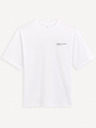 Celio Weißes Baumwoll-T-Shirt Celio Gesympa