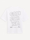 Celio Weißes Baumwoll-T-Shirt Celio Gesympa