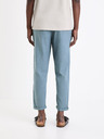 Celio Blaue Herrenhose mit Leinen Celio Dolinco