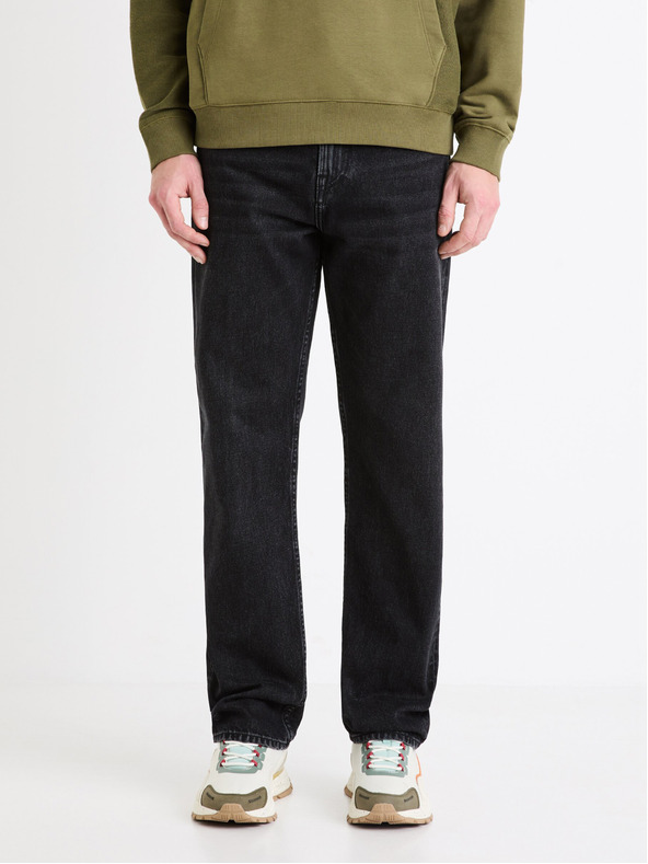 Celio Schwarze Herrenjeans Celio C15 gerade Fodroit 30