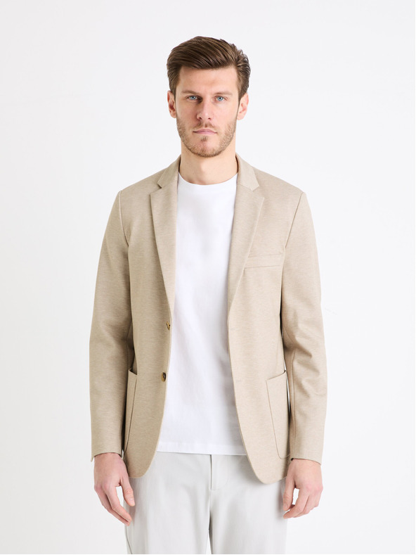 Celio Beige Herren-Anzugsjacke Celio Bujess