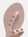 Zaxy Hellrosa Flip Flops mit roségoldenen Details Zaxy Spike