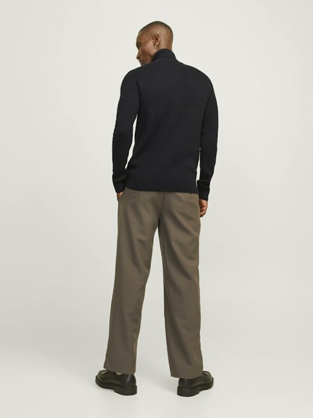 Jack & Jones Schwarzer Herren Jack & Jones Zip Pullover