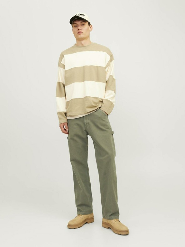 Jack & Jones Khaki Jack & Jones Eddie Herrenhose
