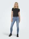 ONLY Schwarzes Basic-T-Shirt für Damen ONLY Lea
