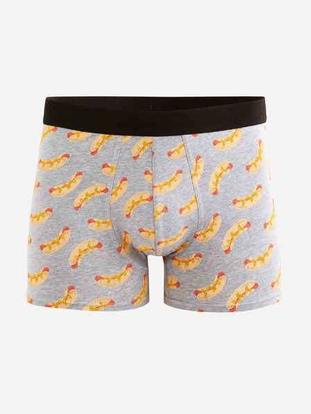 Celio Graue gemusterte Boxershorts für Herren Celio Gibodog