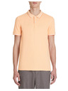 Celio Orangefarbenes Herren-Poloshirt Celio Decolrayeb