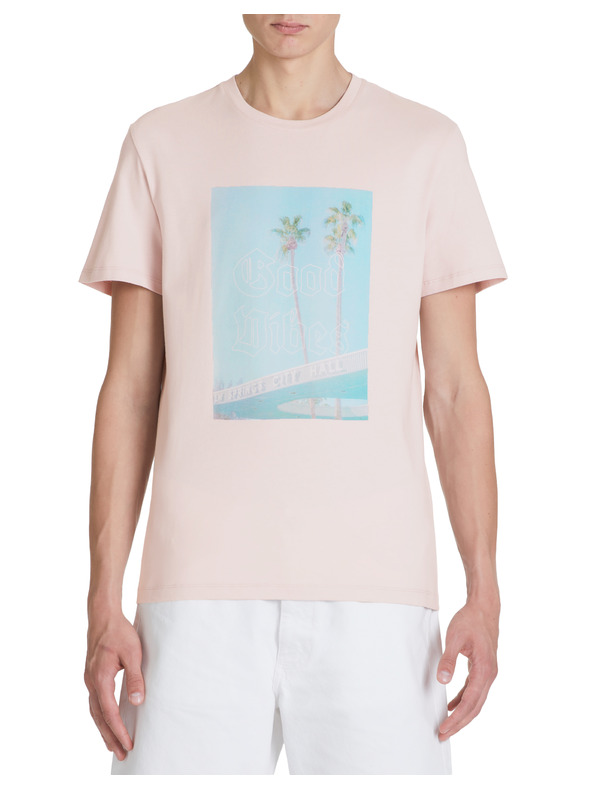Celio Rosa Herren-T-Shirt Celio Jevibe