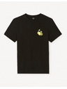 Celio Schwarzes Herren-T-Shirt Celio Jelime