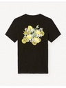 Celio Schwarzes Herren-T-Shirt Celio Jelime