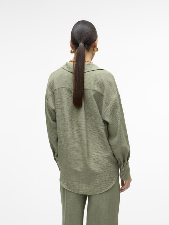 Vero Moda Hellgrünes Damenhemd Vero Moda Melaney