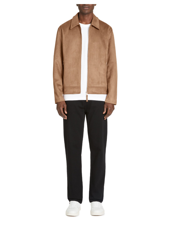 Celio Jufaster Jacke aus Wildlederimitat