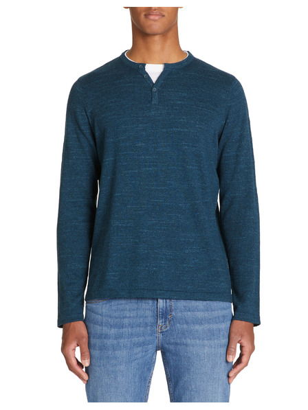 Celio Gelano Henley-Pullover