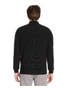 Celio Schwarze Herren Strickjacke mit Reißverschluss Celio Jipyspooky