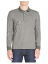 Celio Graues Herren Langarm-Poloshirt Celio Janime