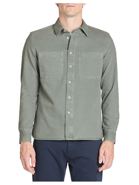 Celio Graues Herren Baumwollhemd Celio Fegetiml