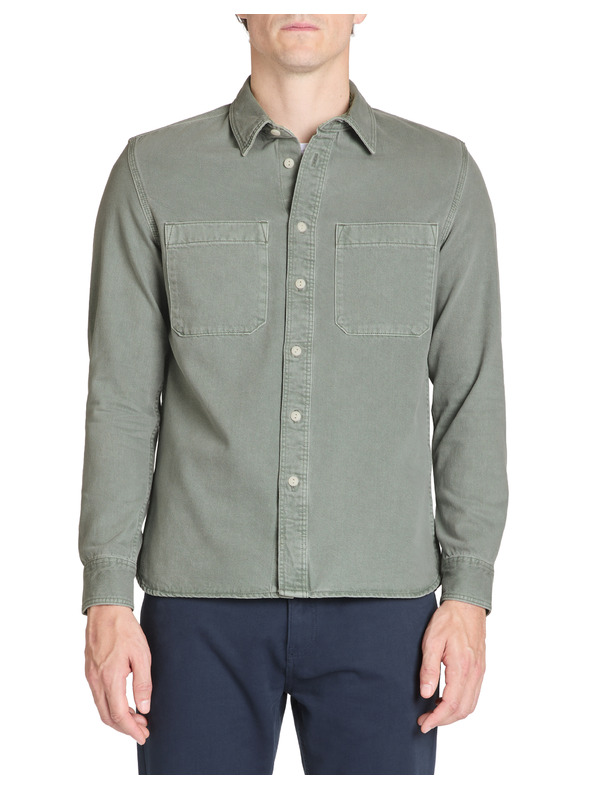 Celio Graues Herren Baumwollhemd Celio Fegetiml