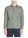 Celio Graues Herren Baumwollhemd Celio Fegetiml