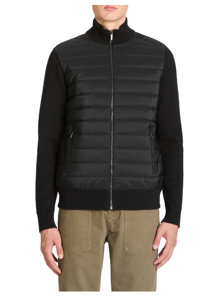 Celio Schwarze Herrenjacke mit Kragen Celio Jipychess