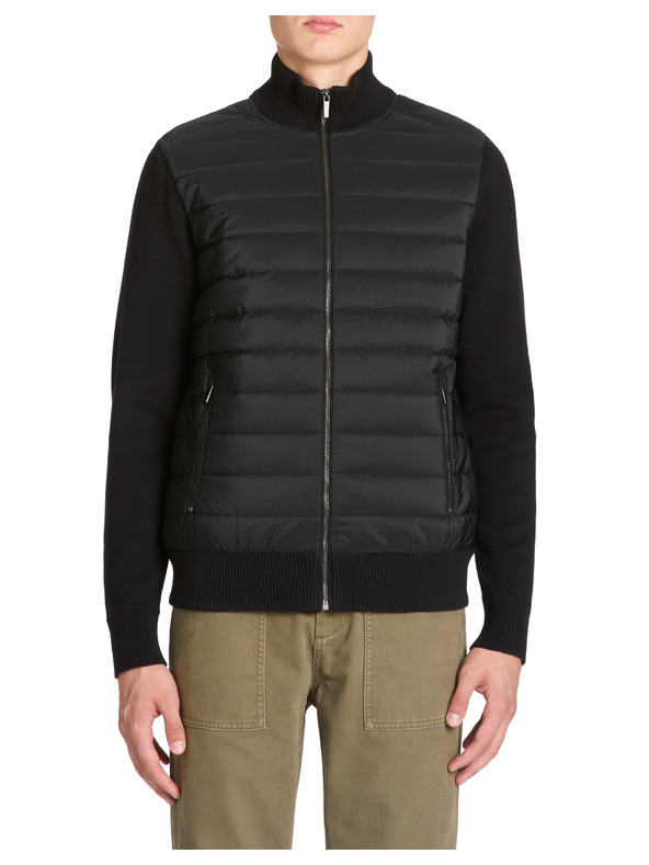 Celio Schwarze Herrenjacke mit Kragen Celio Jipychess