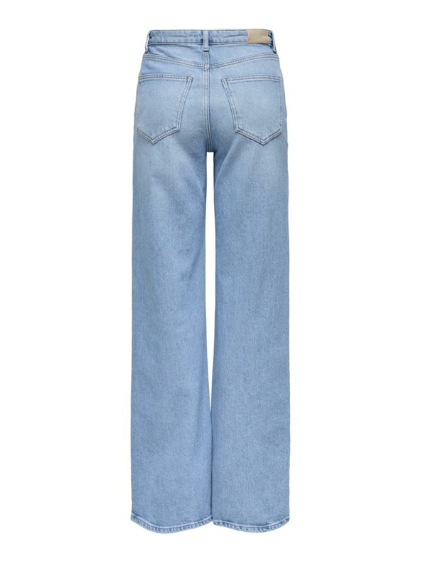 ONLY Hellblaue Damenjeans mit weitem Bein ONLY Juicy