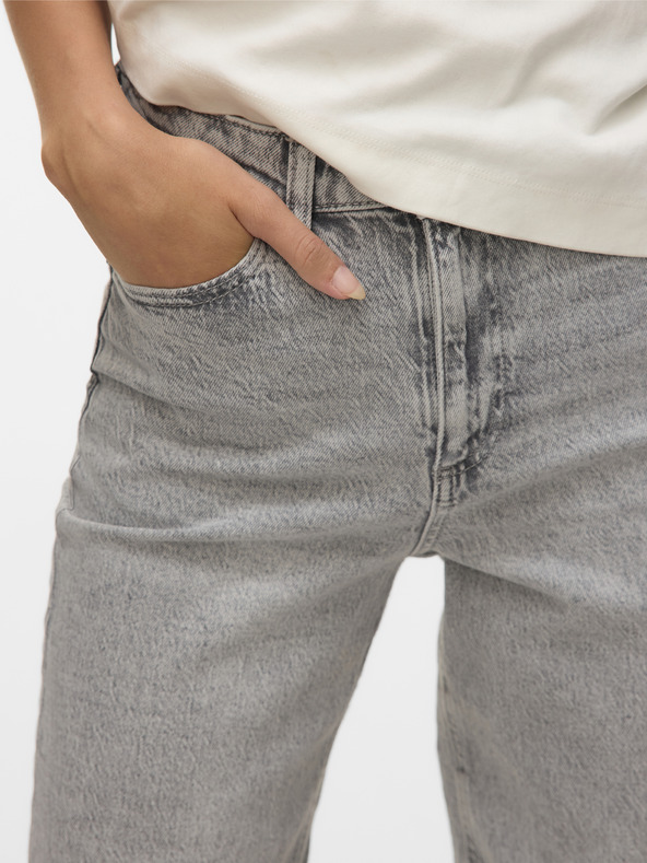 Vero Moda Hellgraue Damen Mom-Jeans Vero Moda Tessa