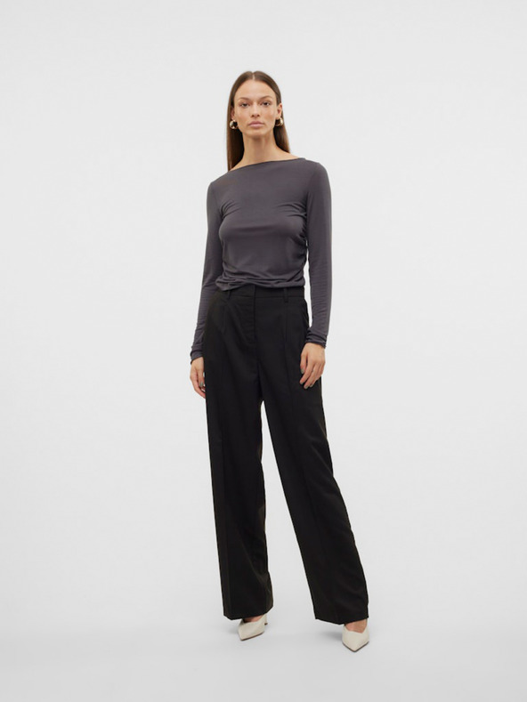 Vero Moda Schwarze Damenhose mit weitem Bein Vero Moda Nila