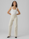 Vero Moda Cremefarbene Damenjeans Vero Moda Tessa
