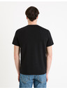 Celio Schwarzes Herren T-Shirt Celio Geteboude
