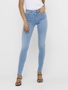 ONLY Hellblaue Skinny-Jeans mit hoher Taille ONLY Royal