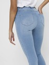 ONLY Hellblaue Skinny-Jeans mit hoher Taille ONLY Royal