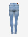 ONLY Hellblaue Skinny-Jeans mit hoher Taille ONLY Royal
