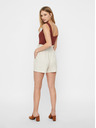 Vero Moda Beige gestreifte Shorts mit hoher Taille VERO MODA Gally