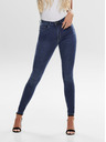ONLY Blaue Röhrenjeans mit hoher Taille ONLY Royal
