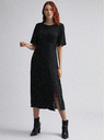 Dorothy Perkins Dorothy Perkins Schwarzes gepunktetes Midikleid