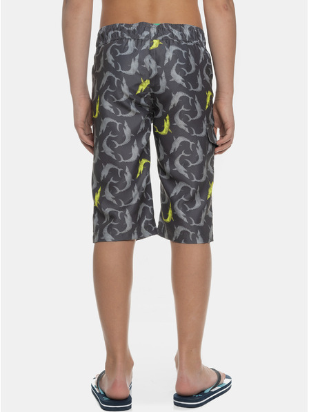 Sam 73 Graue gemusterte Badehose für Jungen SAM 73