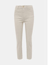 ONLY Beigefarbene Straight Fit Jeans für Damen ONLY Emily