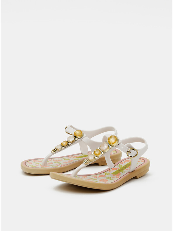 Grendha Weiße Mädchen Grendha Sandalen