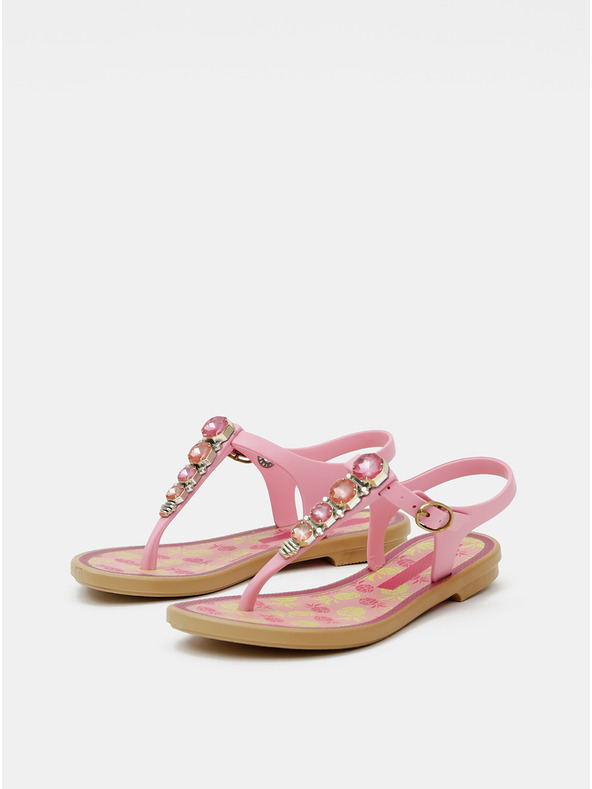 Grendha Rosa Mädchen Grendha Sandalen