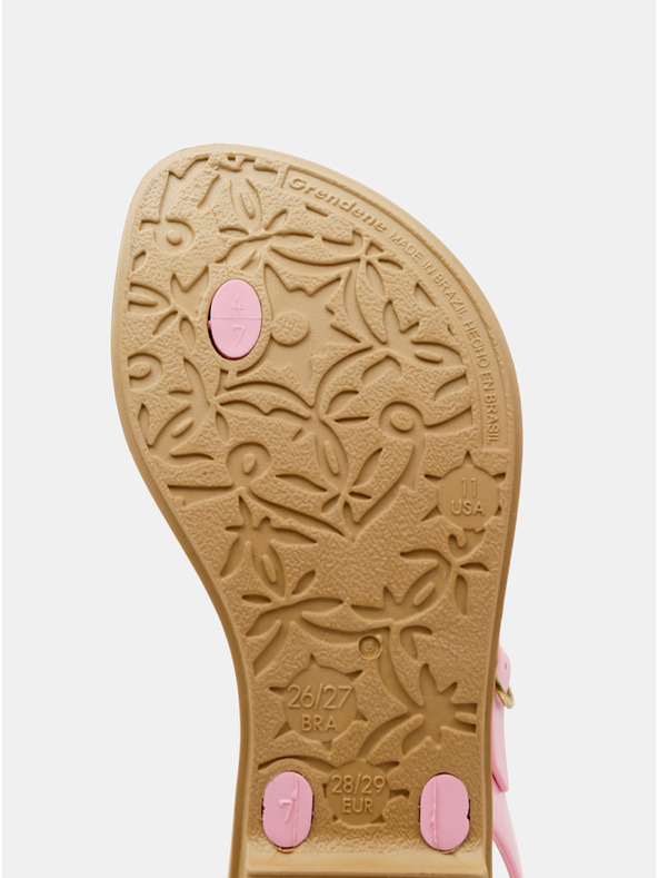 Grendha Rosa Mädchen Grendha Sandalen