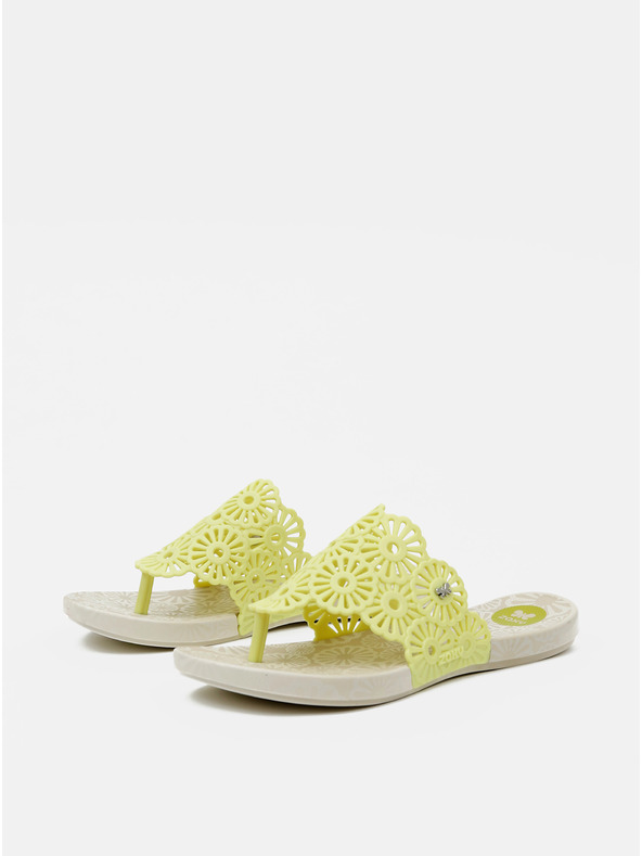 Zaxy Gelbe Damen Flip Flops Zaxy