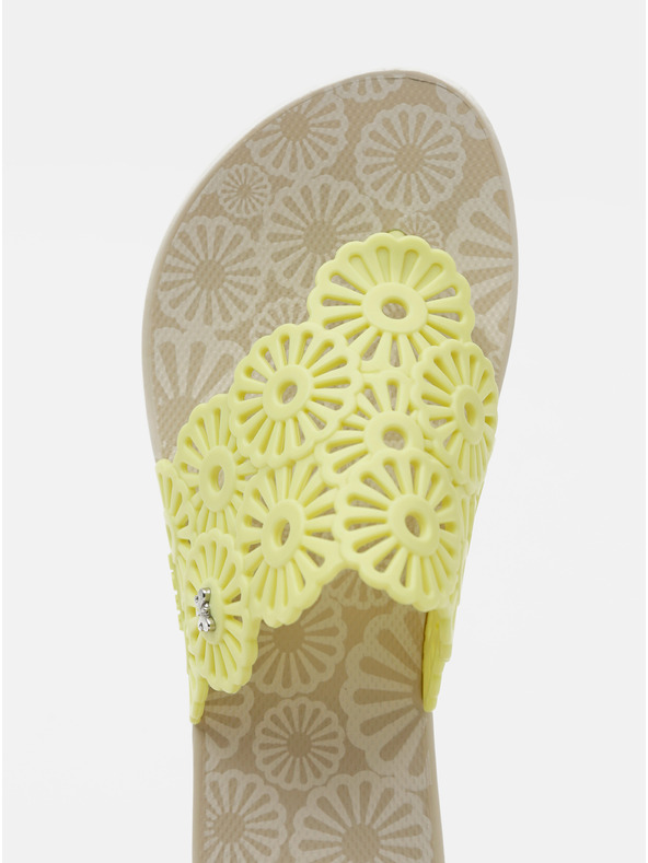 Zaxy Gelbe Damen Flip Flops Zaxy