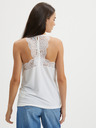 Vero Moda Weißes Oberteil mit Spitze VERO MODA Ana