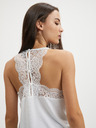 Vero Moda Weißes Oberteil mit Spitze VERO MODA Ana