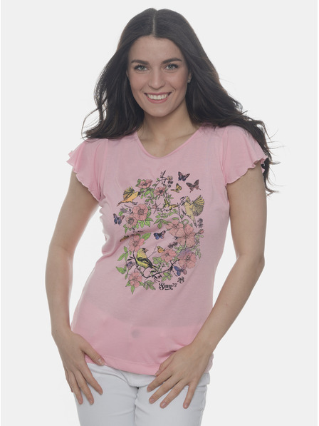 Sam 73 Rosa Damen T-Shirt SAM 73
